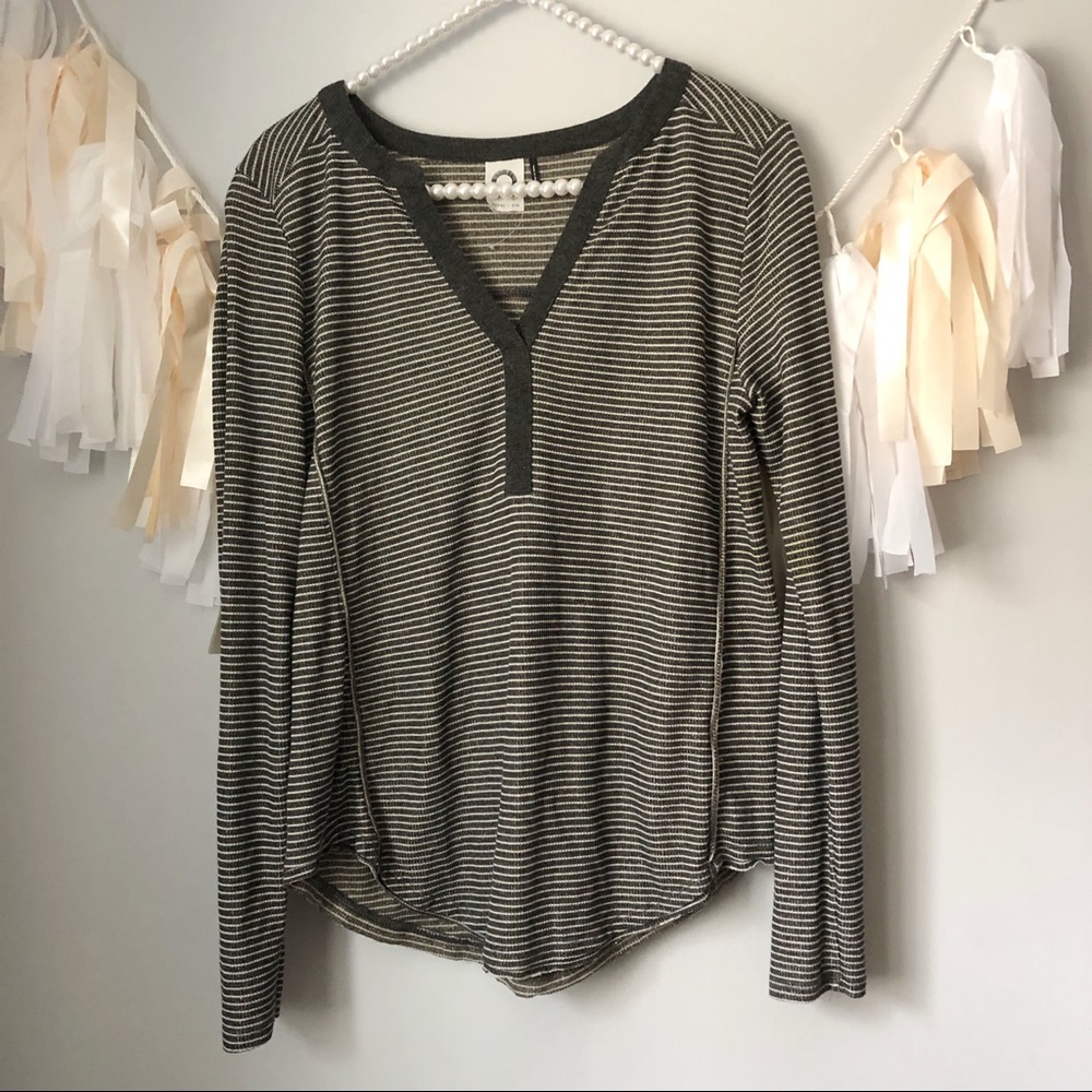 Anthropologie Akemi & Kin Striped T Shirt